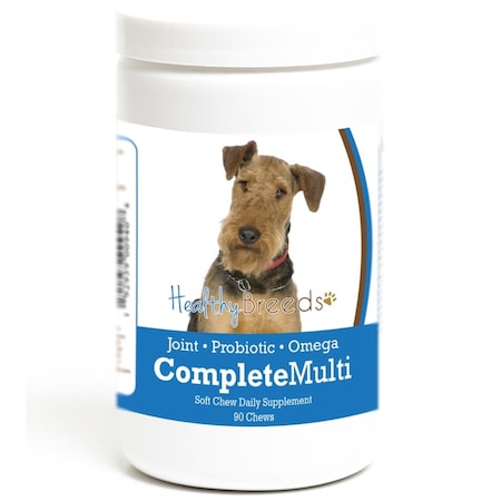 Pamperedpets Airedale Terrier all in one Multivitamin Soft Chew, 90PK PA3500892